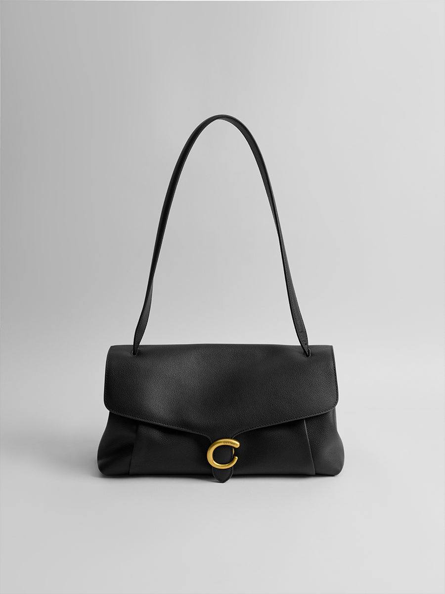 First-layer cowhide underarm bag