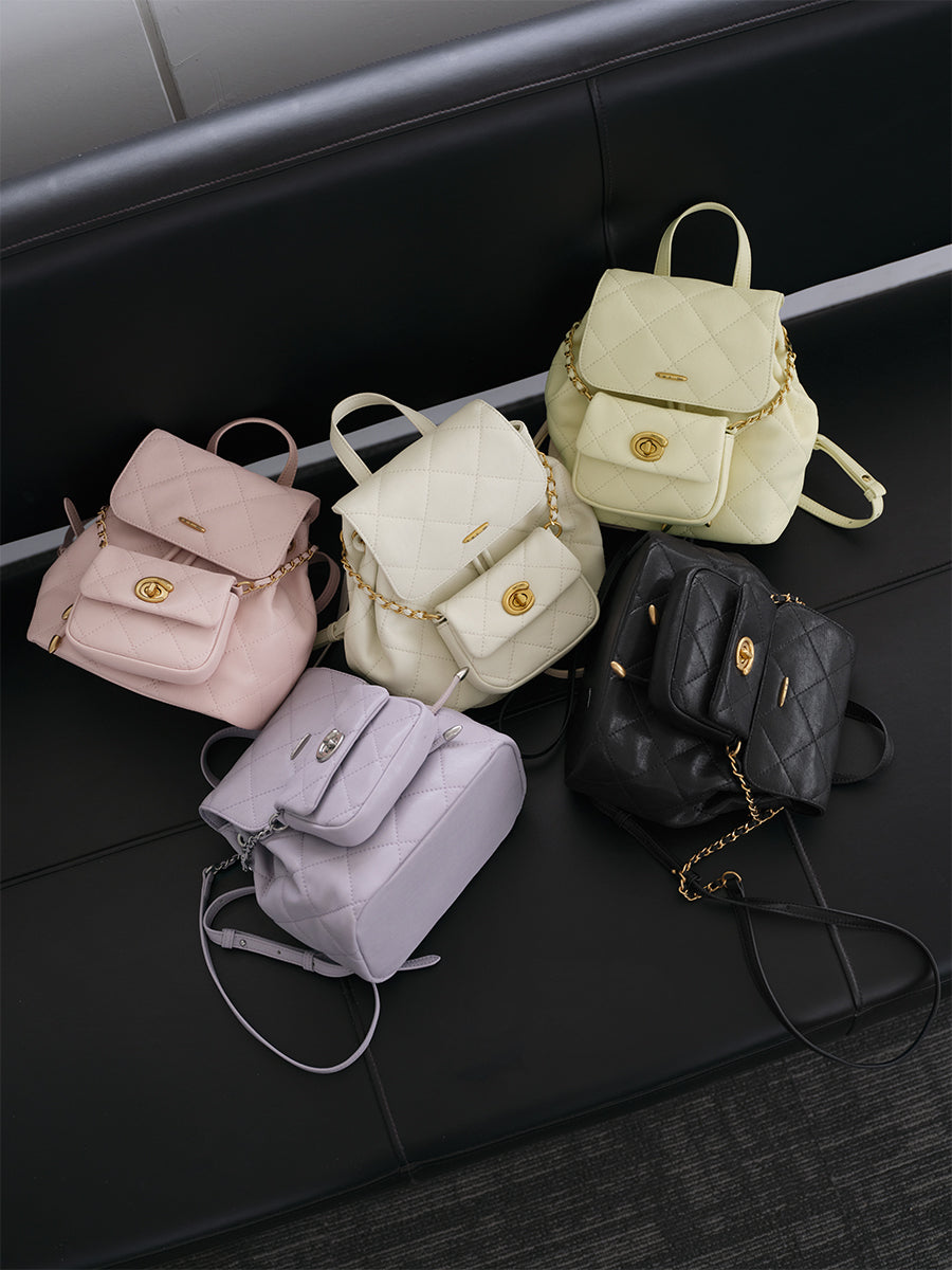 High-end light luxury backpack