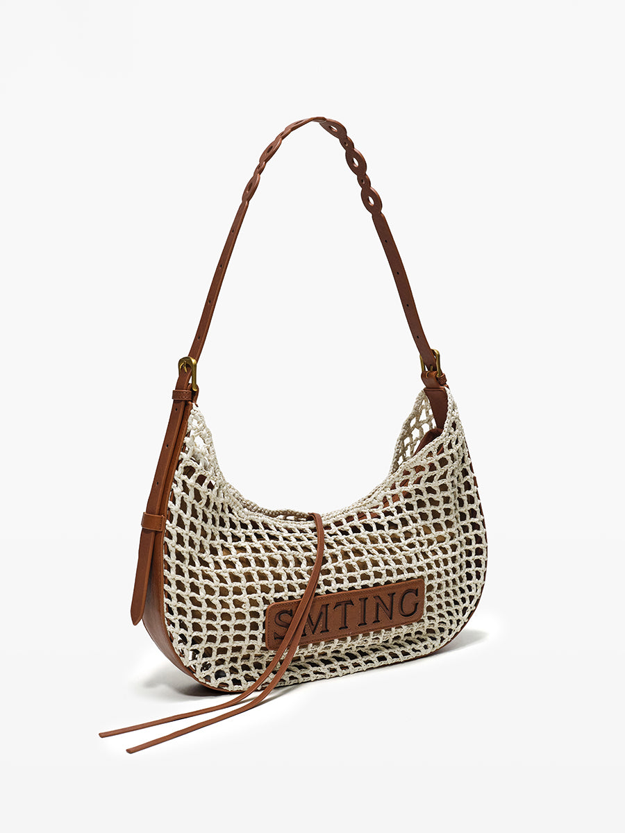 Sunny Day-Saddle Bag Woven Bag