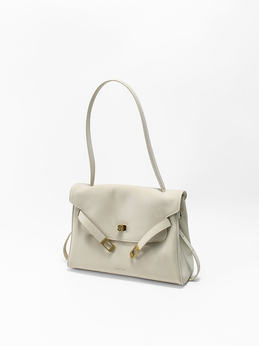 Commute Kelly Bag with Subtle Pearlized Texture