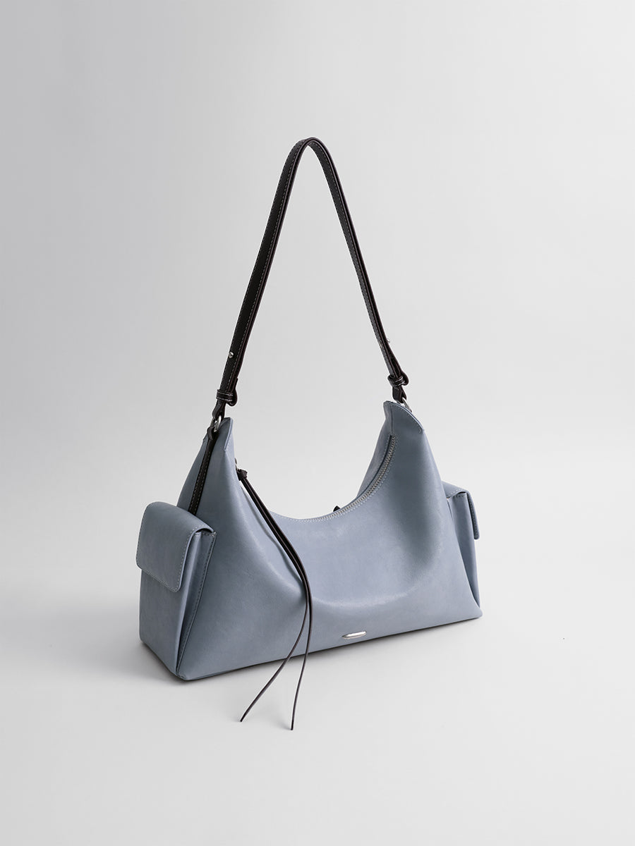 Relaxed single-shoulder hobo bag