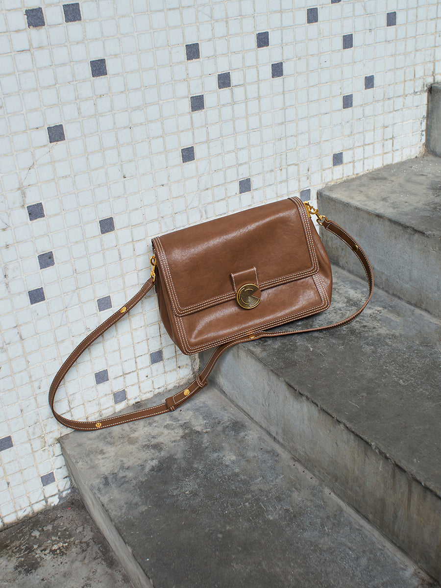South to North Traveling-Vintage Crossbody Bag