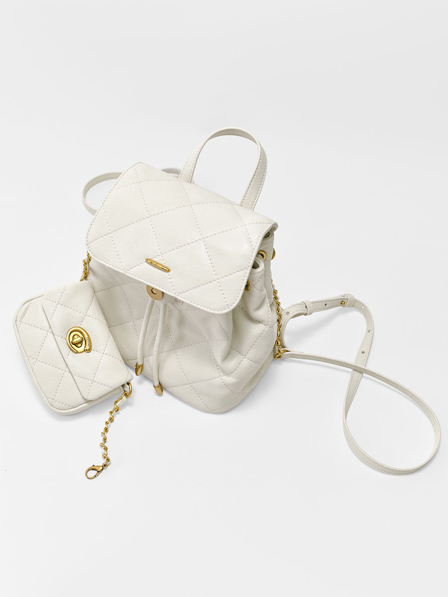 High-end light luxury backpack