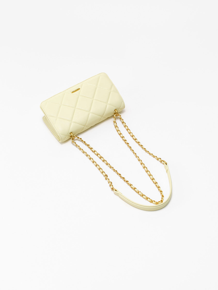 Light luxury diamond quilted chain bag