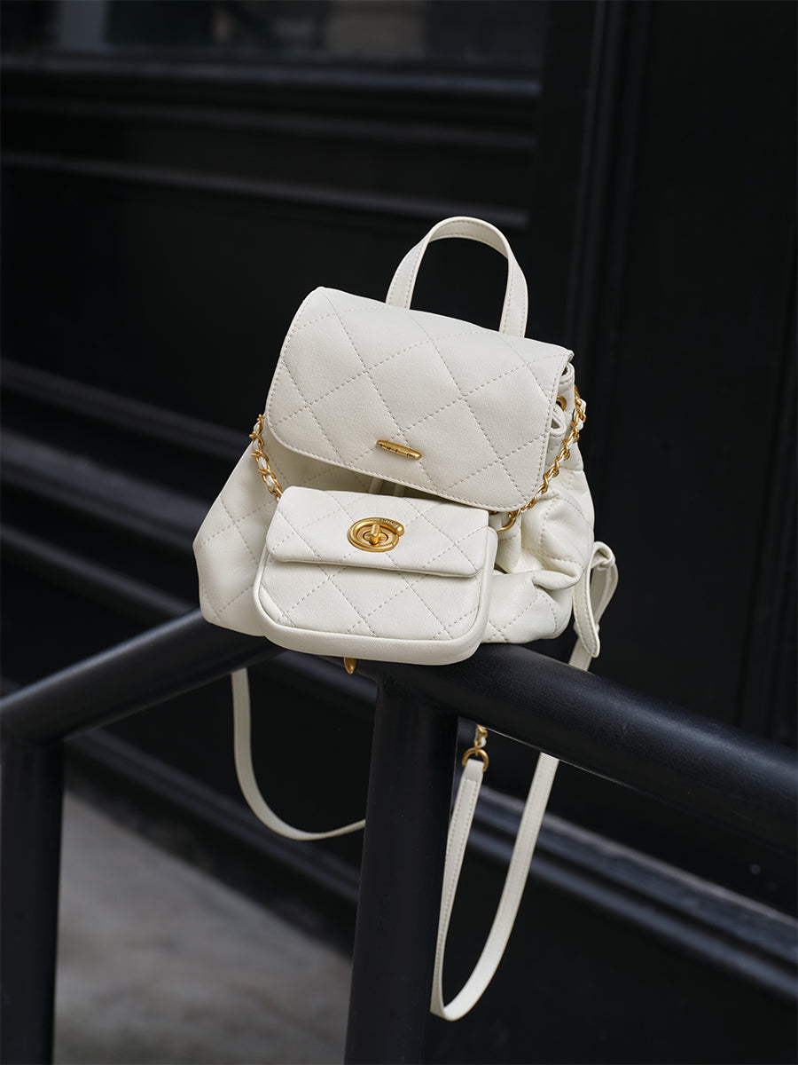 High-end light luxury backpack