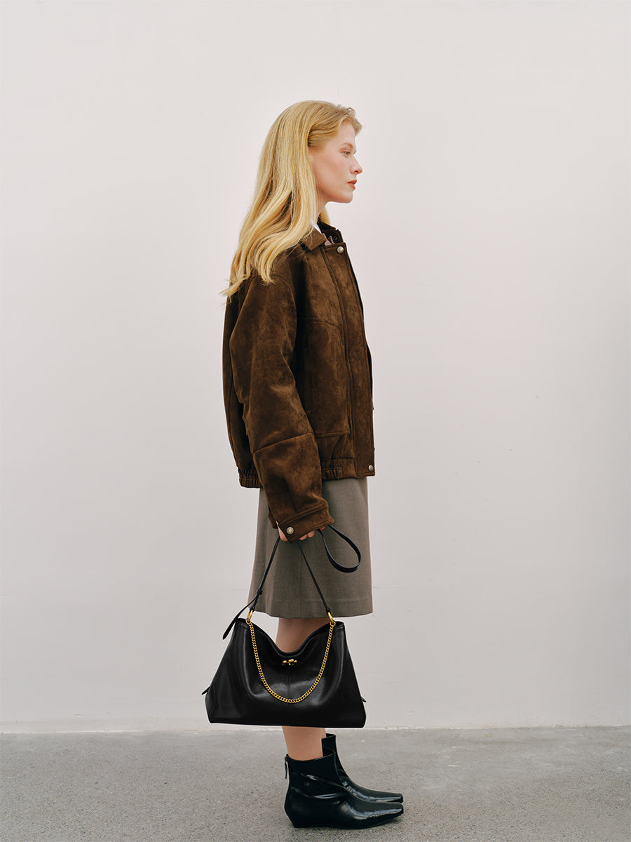 Large-capacity commuter tote bag