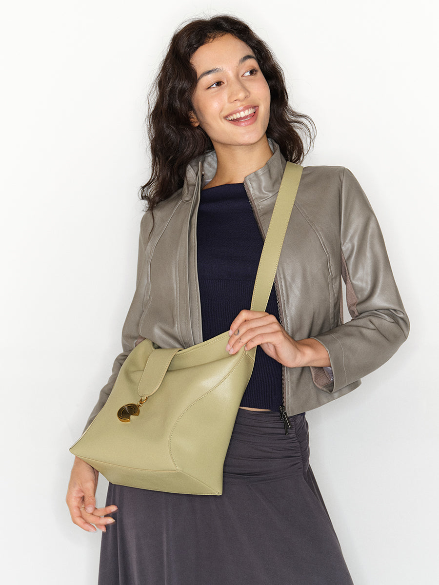 Chiffon-Bucket Bag