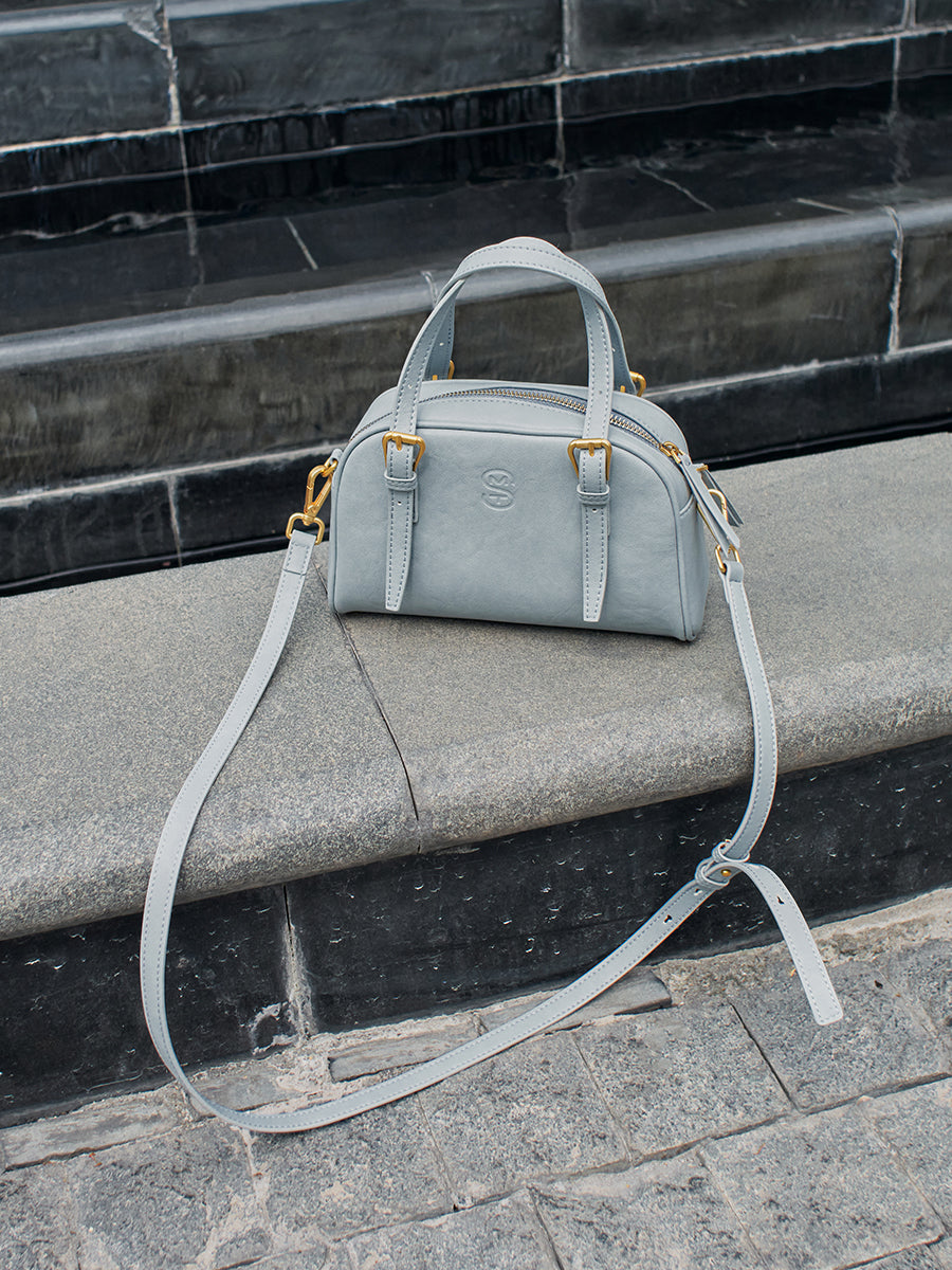 Cream Puff-Boston Bag