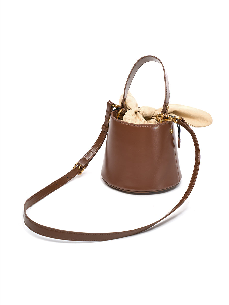 Pearl Chain Bucket Bag