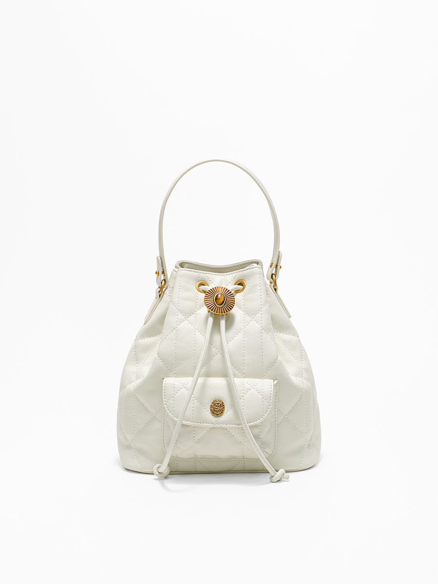 Foamed Cream-Bucket Bag