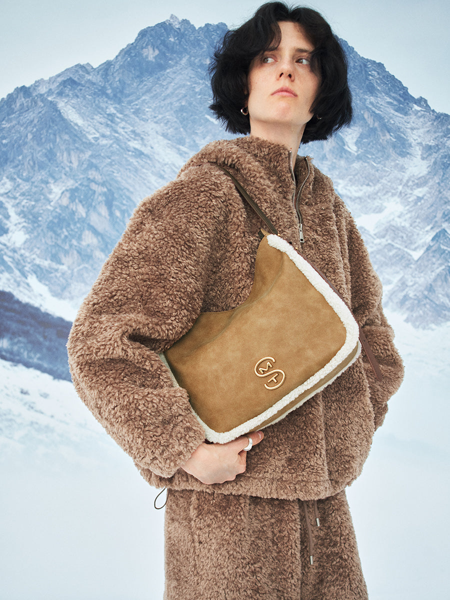 Autumn and winter light luxury hand-held tote bag