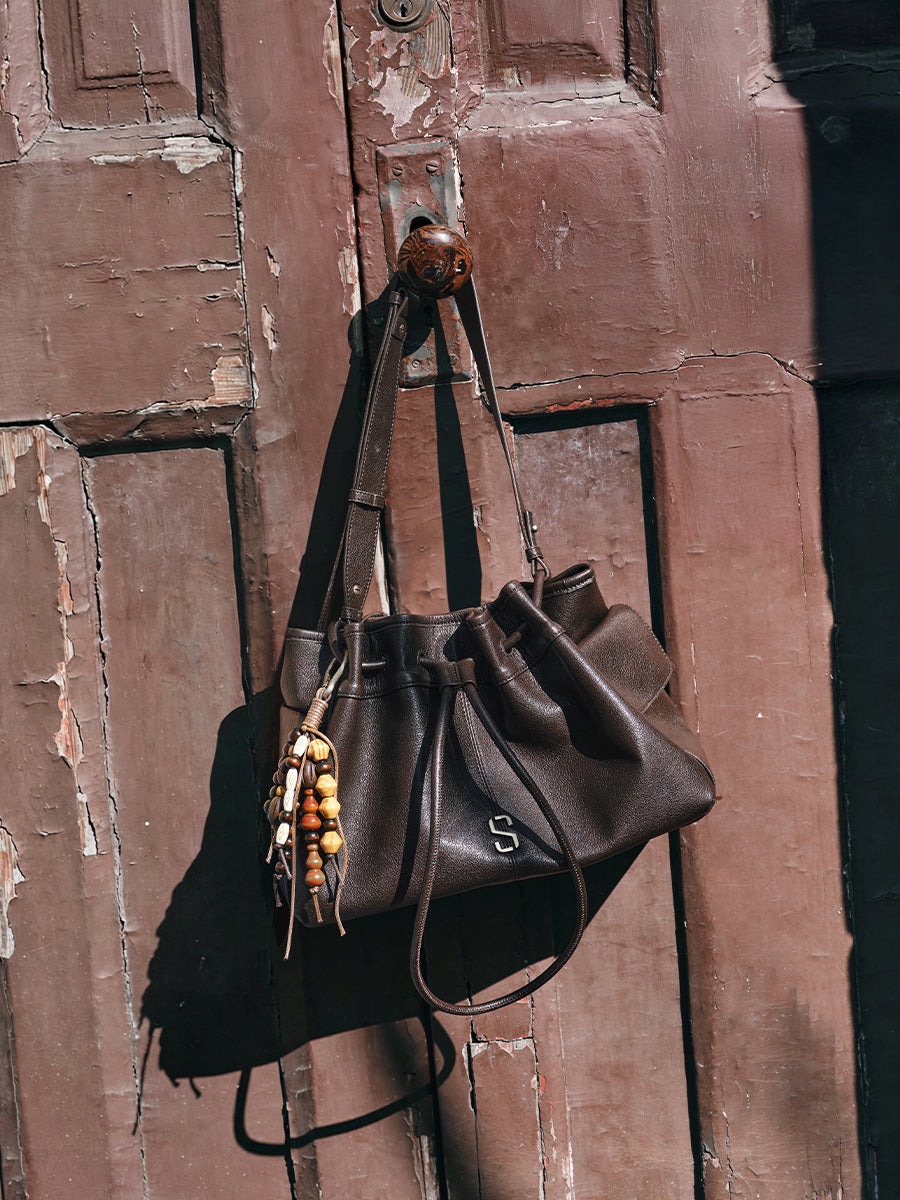 Large Capacity Light Luxury Bucket Bag