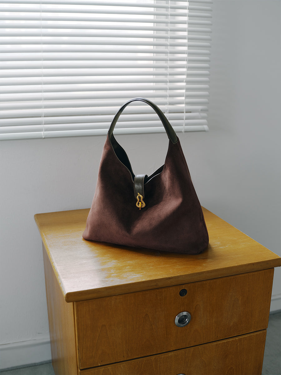SUEDE CAPSULE COLLECTION TOTE BAG