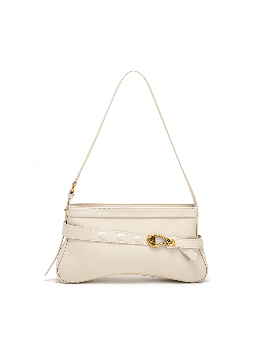 Cream Puff-Baguette Bag