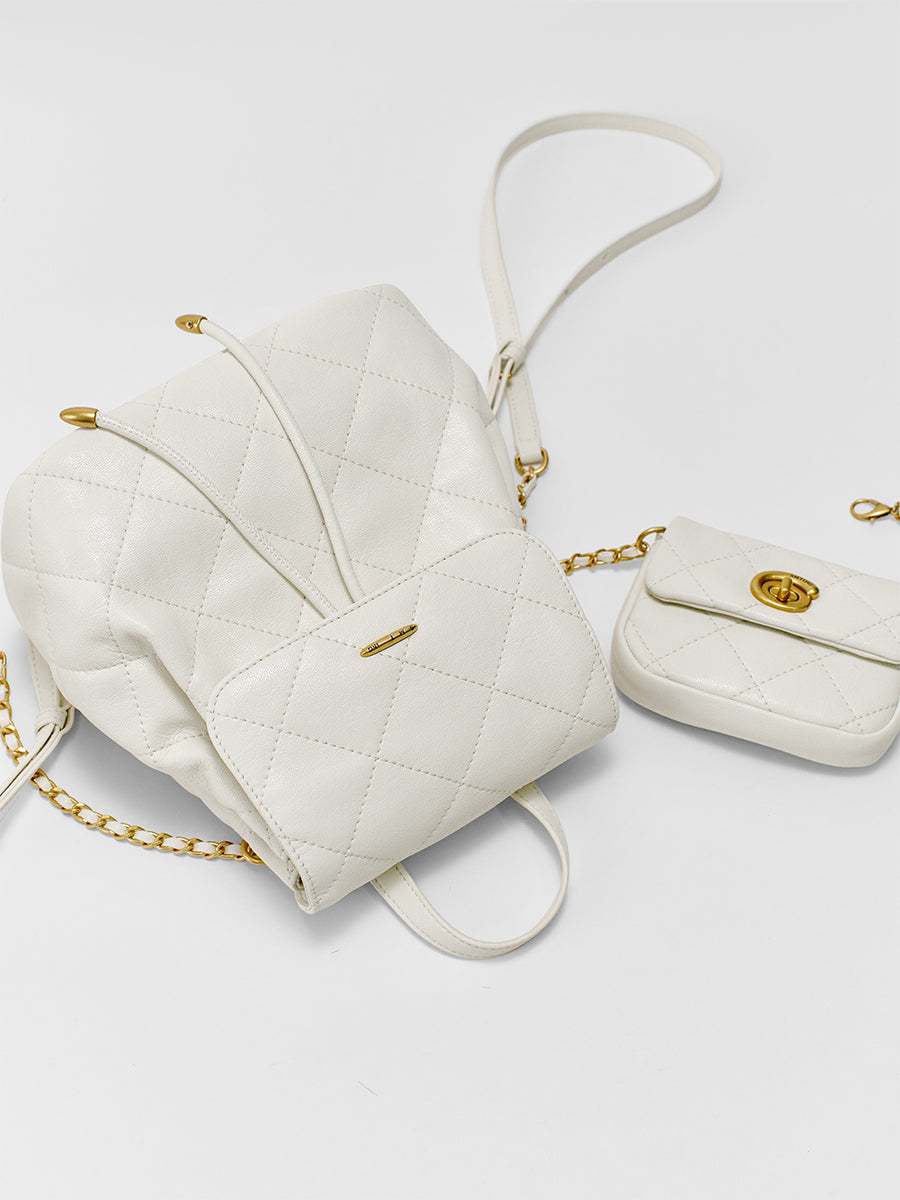 High-end light luxury backpack