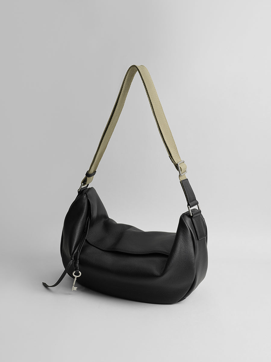 First-layer cowhide shoulder bag