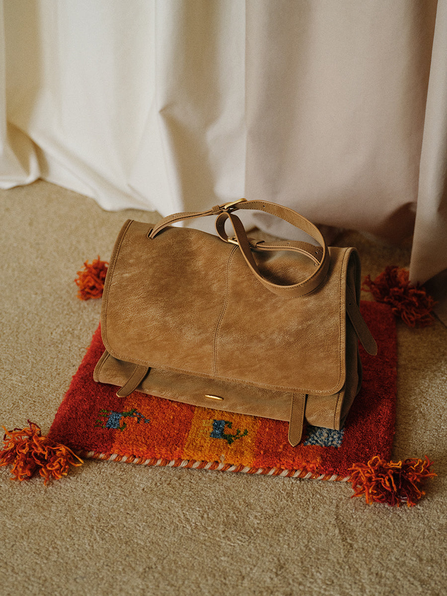 Unique stylish textured messenger bag