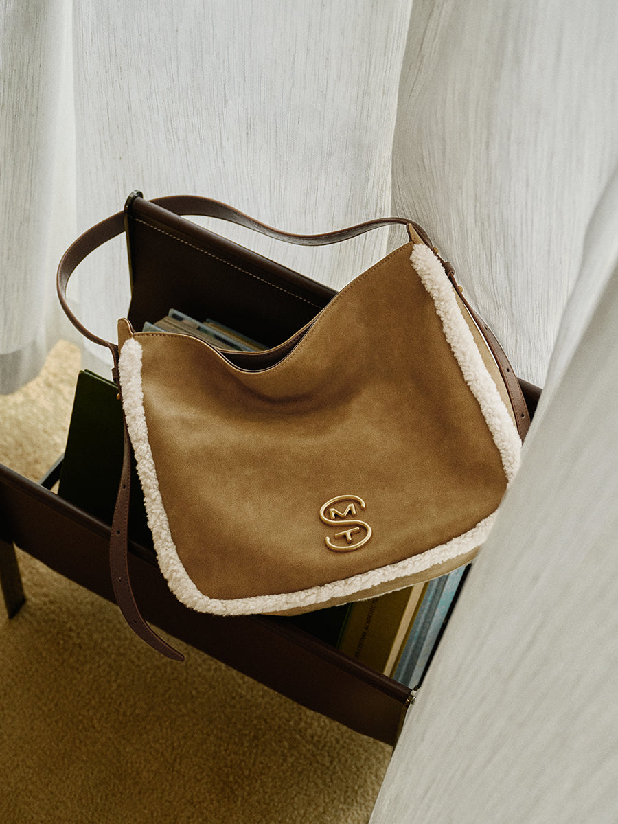 Autumn and winter light luxury hand-held tote bag