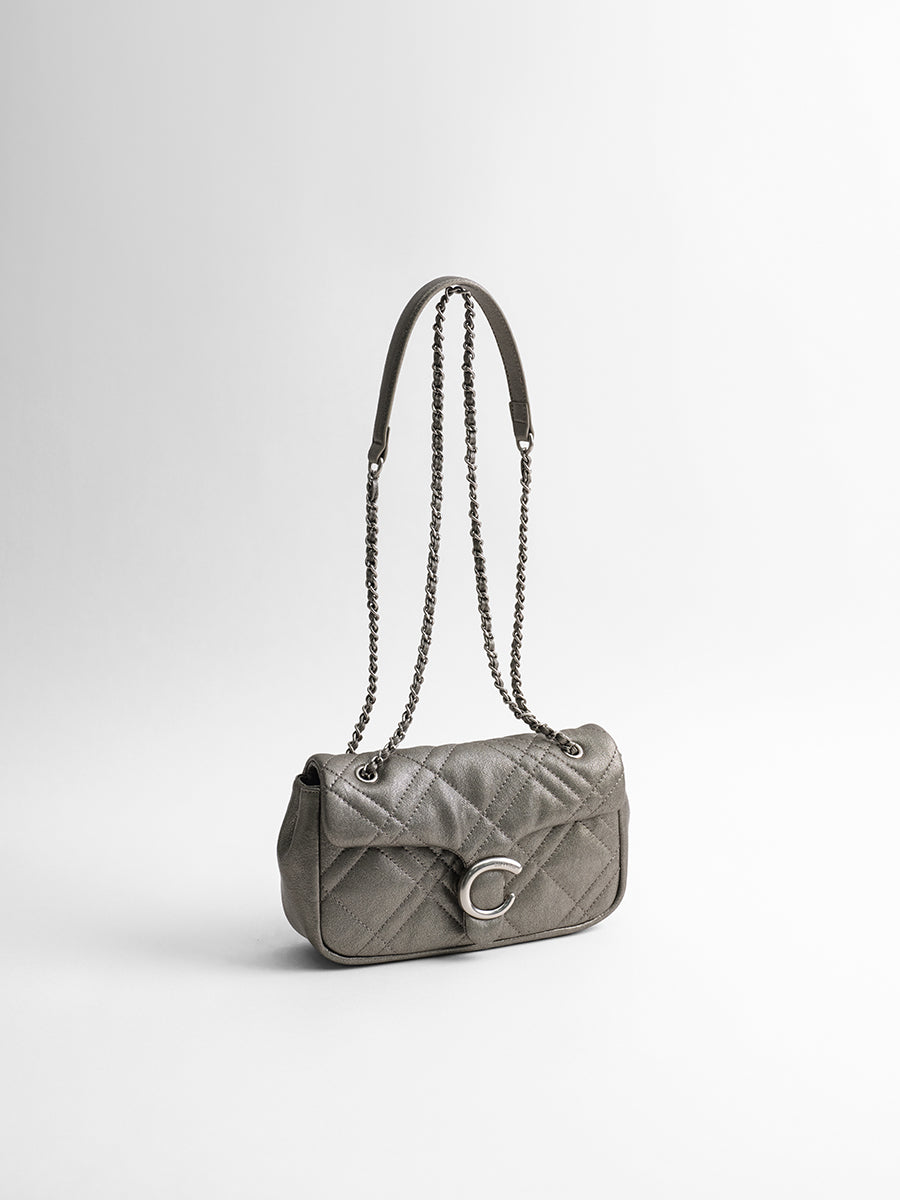 Quilted chain bag