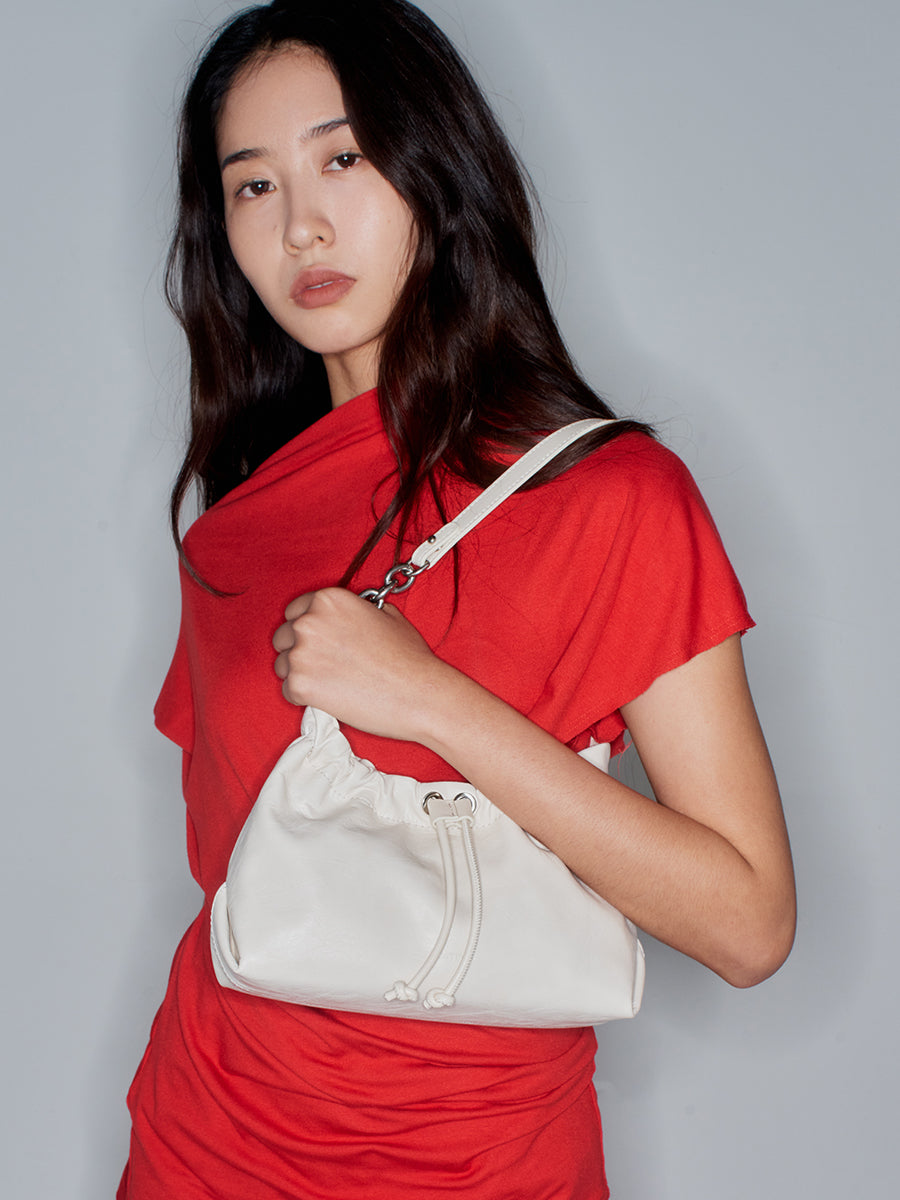 Clouds-Ruched Bag
