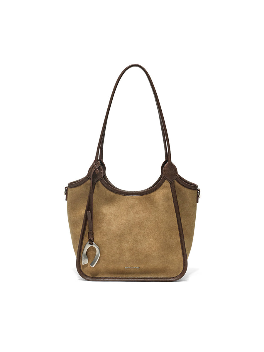 Retro versatile shoulder bag tote bag