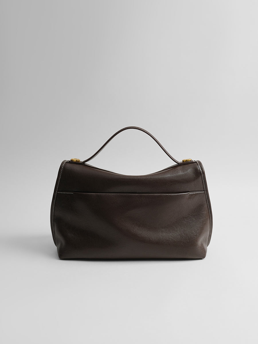 vegetable tanned cowhide messenger bag