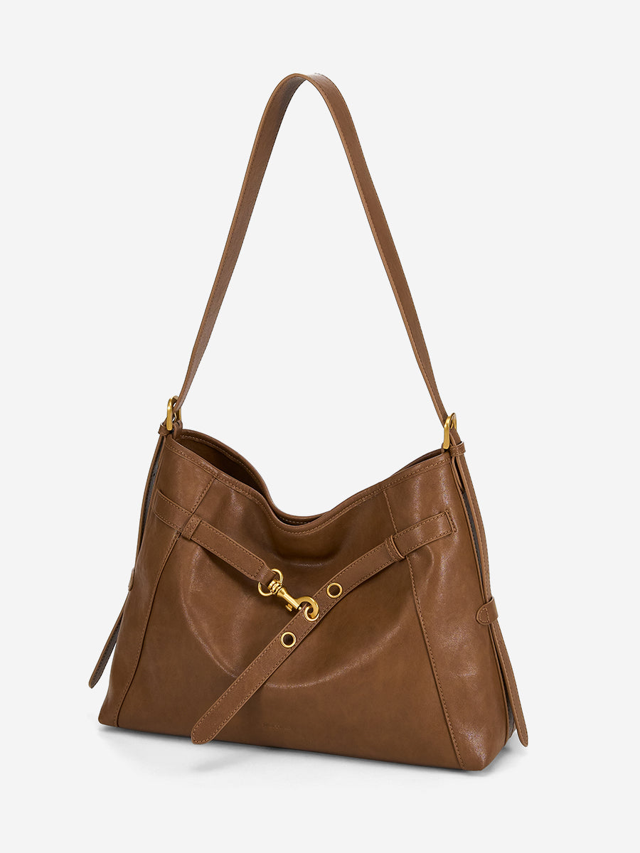 Long Time no See-Large Capacity Leather Tote Bag