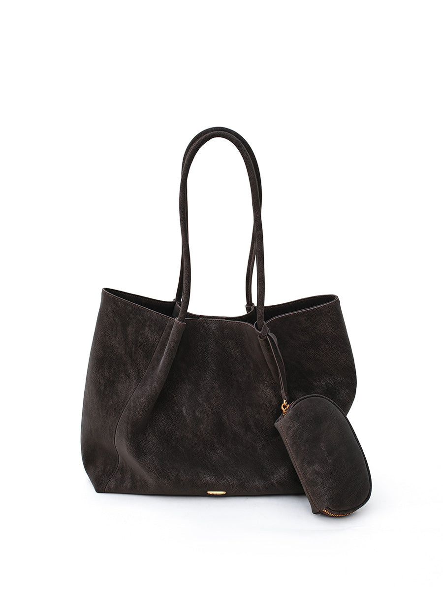 Classic minimalist large capacity tote bag