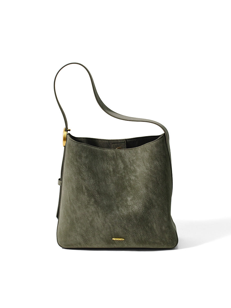 Textured minimalist luxury commuting tote bag