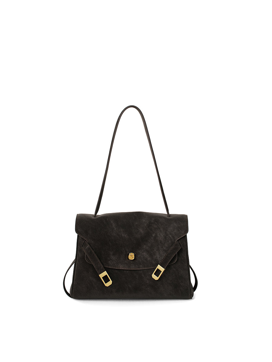 Commute Kelly Bag with Subtle Pearlized Texture