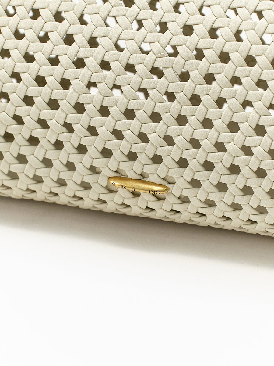 Baguette hollow woven bag