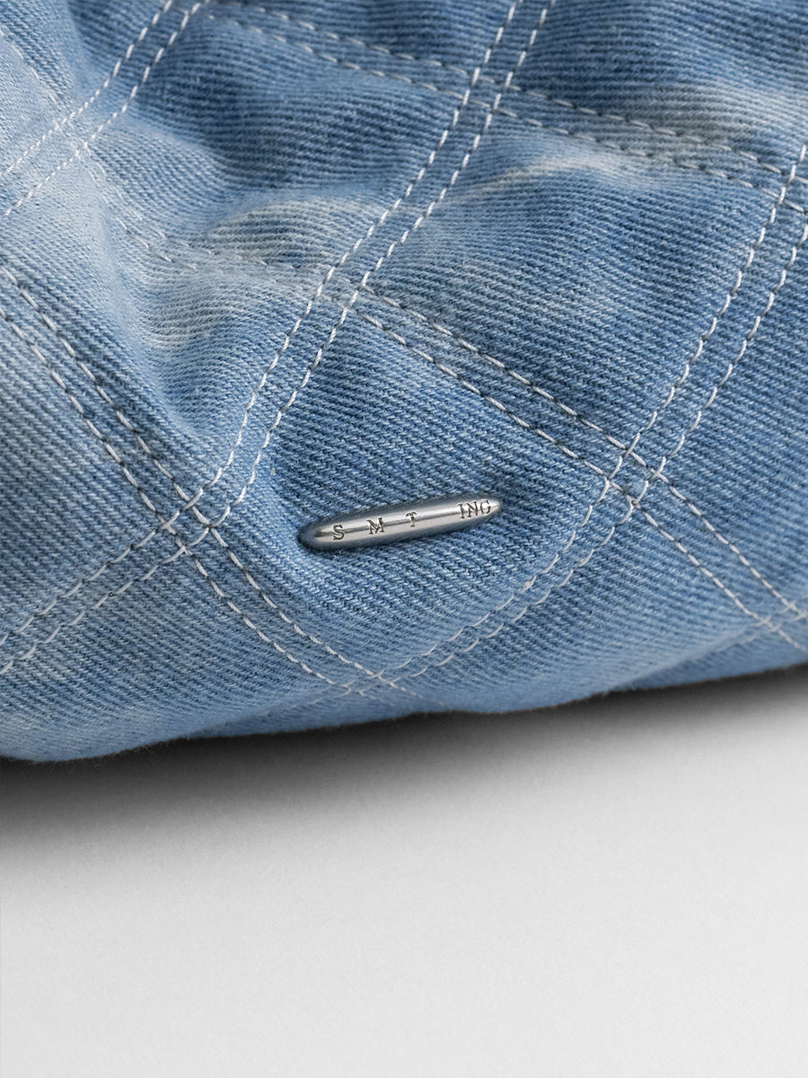 New tie-dye denim chain bag
