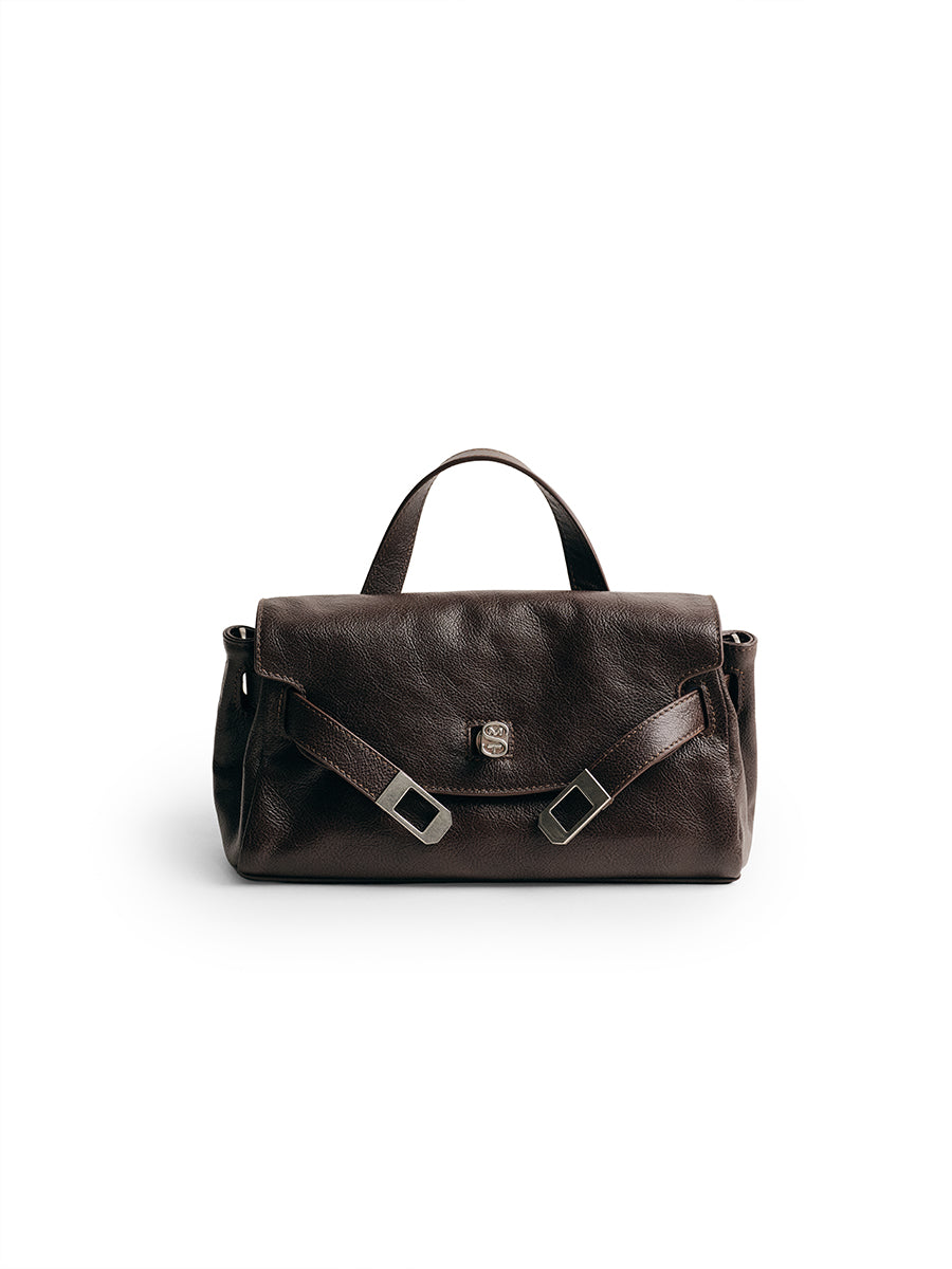 FIRST-LAYER COWHIDE HANDBAG