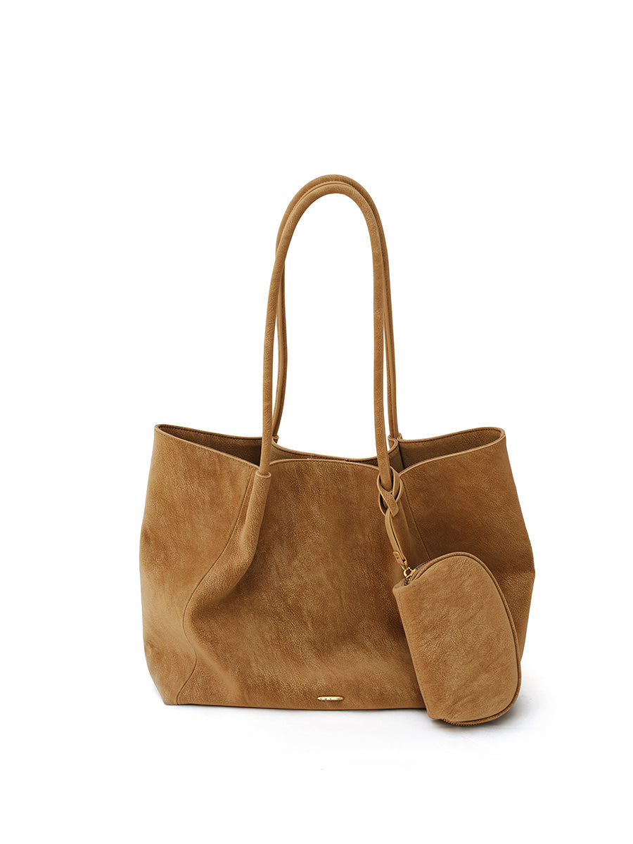 Classic minimalist large capacity tote bag