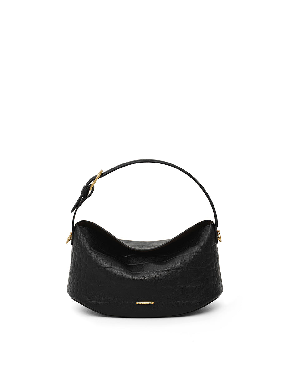 Crocodile pattern pillow bag and curling bag