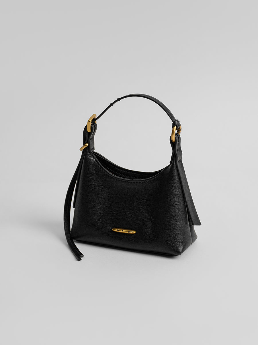 First-layer cowhide mini handbag