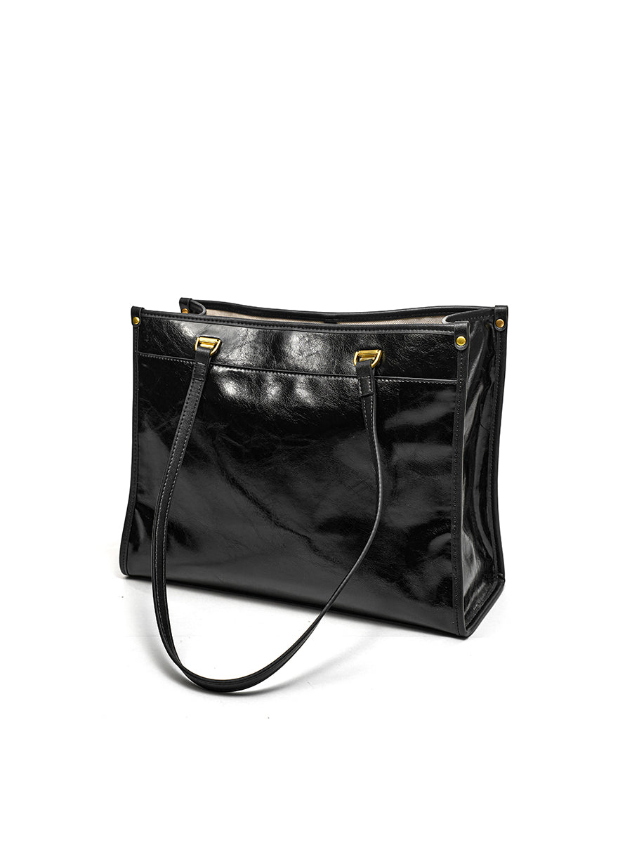 Moonlight Lover-Cowhide Handbag Tote Bag