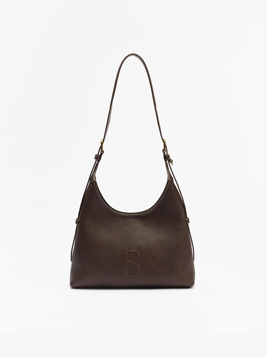 Top-grain Leather Crossbody Bag