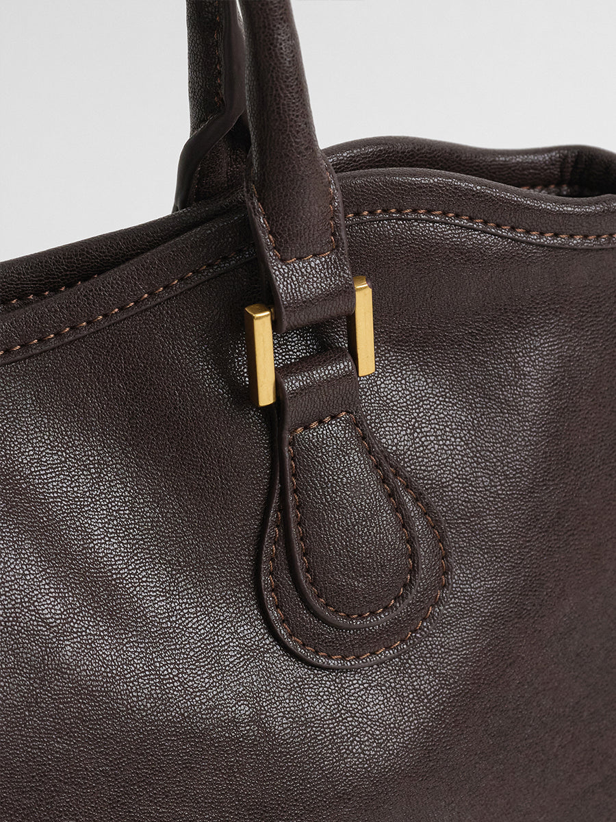 leather handbag