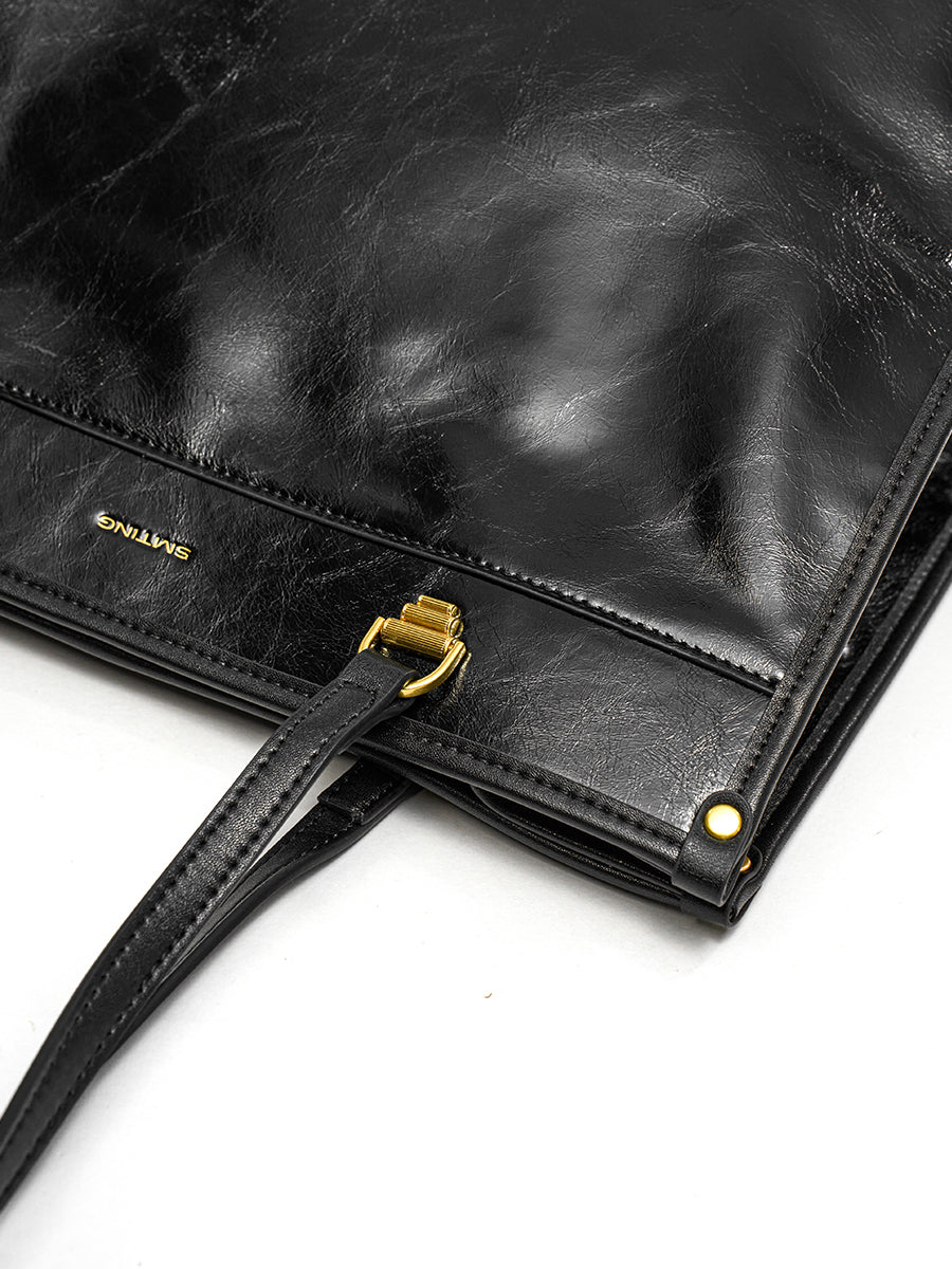 Moonlight Lover-Cowhide Handbag Tote Bag