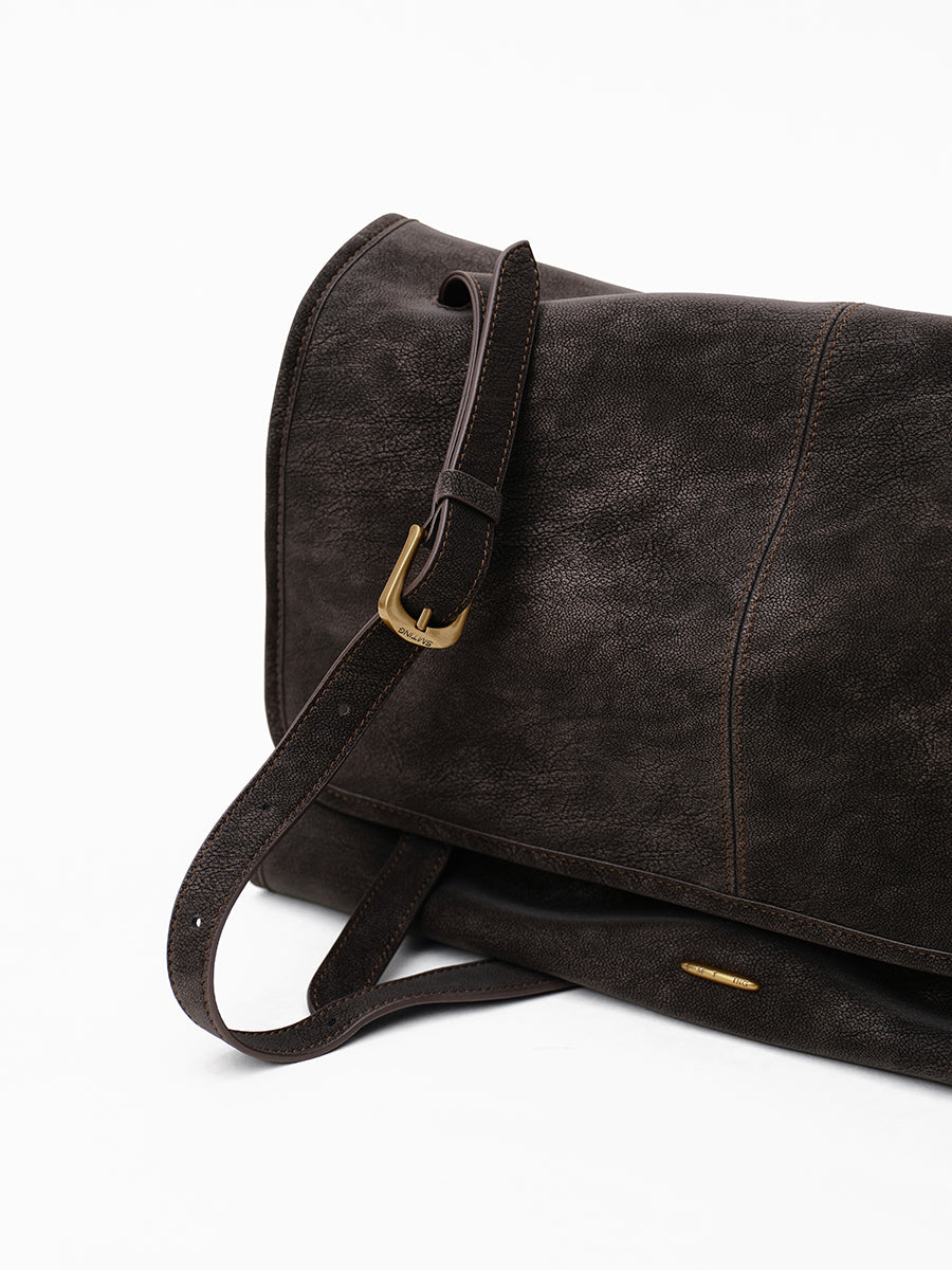 Unique stylish textured messenger bag