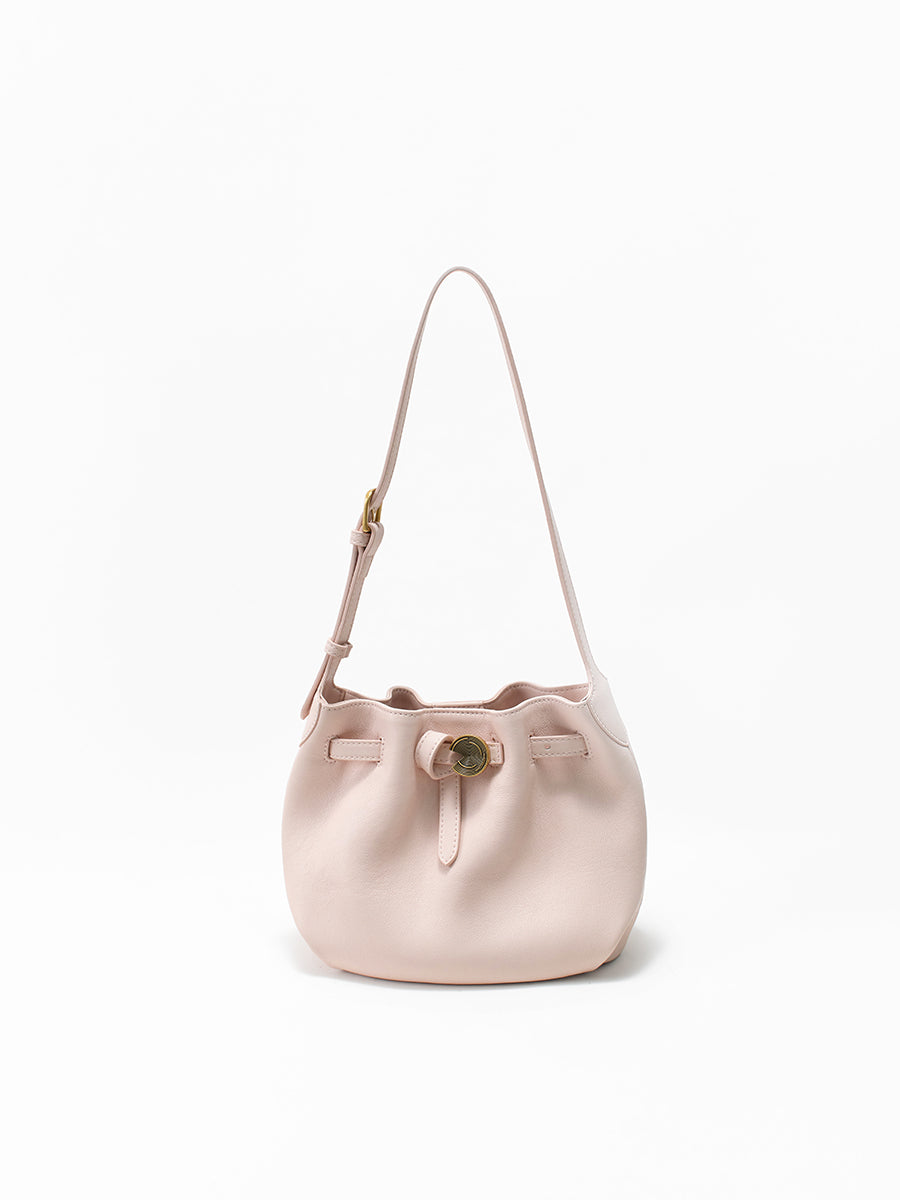 Folded Cloud Bucket Bag