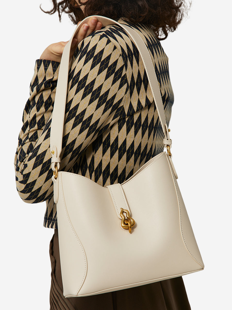 Romanticism-Large Capacity Bucket Bag